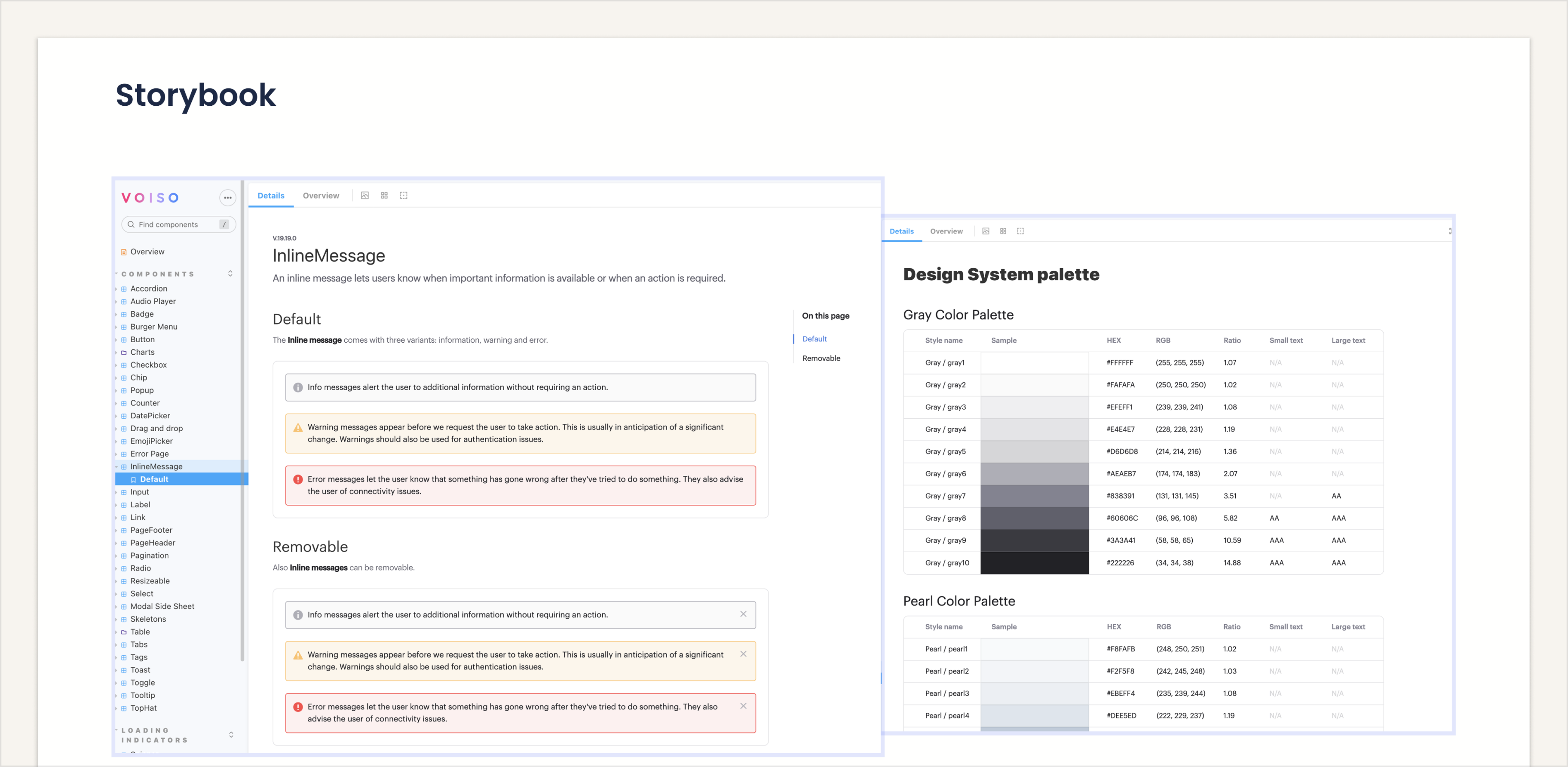 The redesign of the entity list views